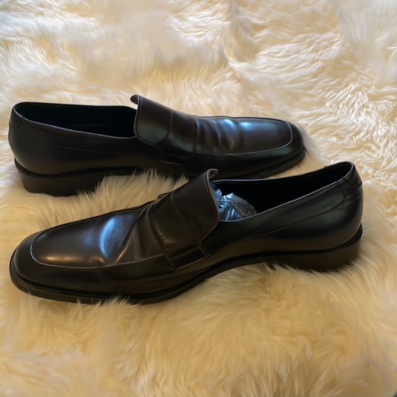 GUCCI Darkest Brown Leather Loafers - Picture 4 of 11